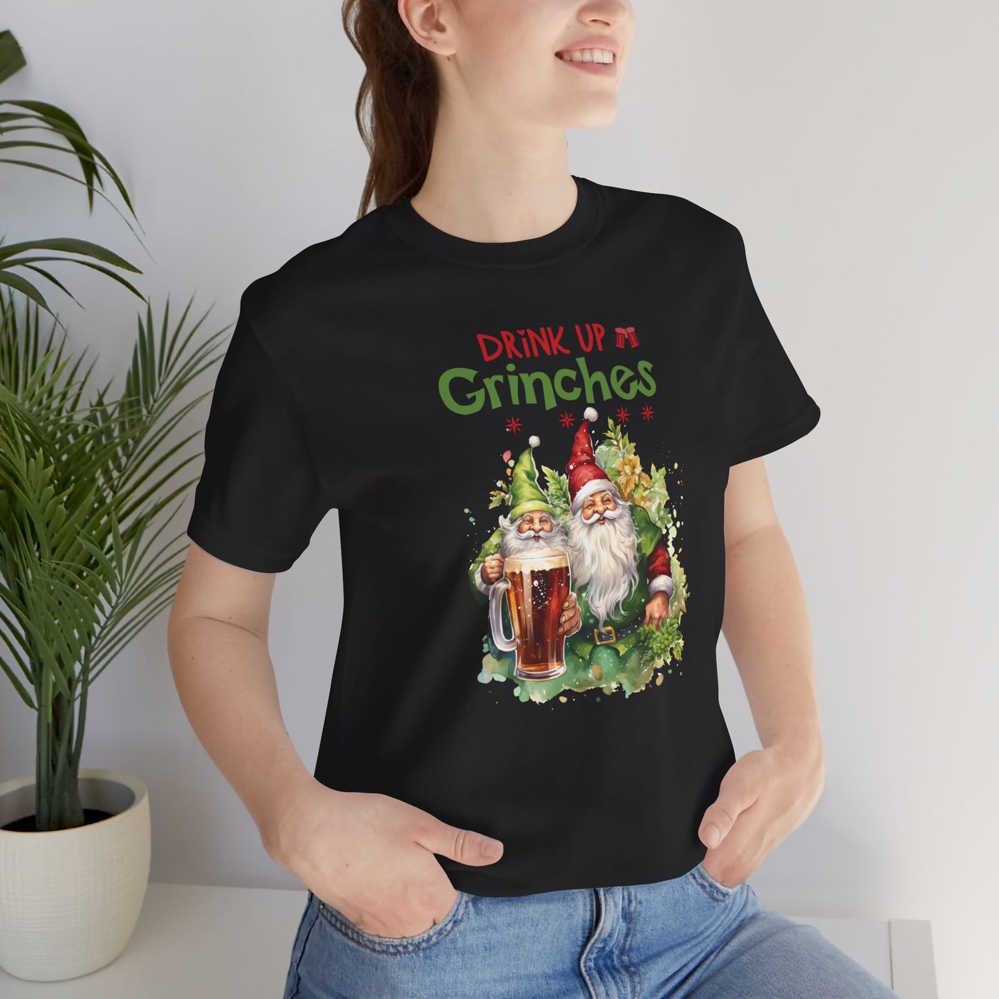 Funny Drink Up Grinches Unisex Christmas Beer Shirt