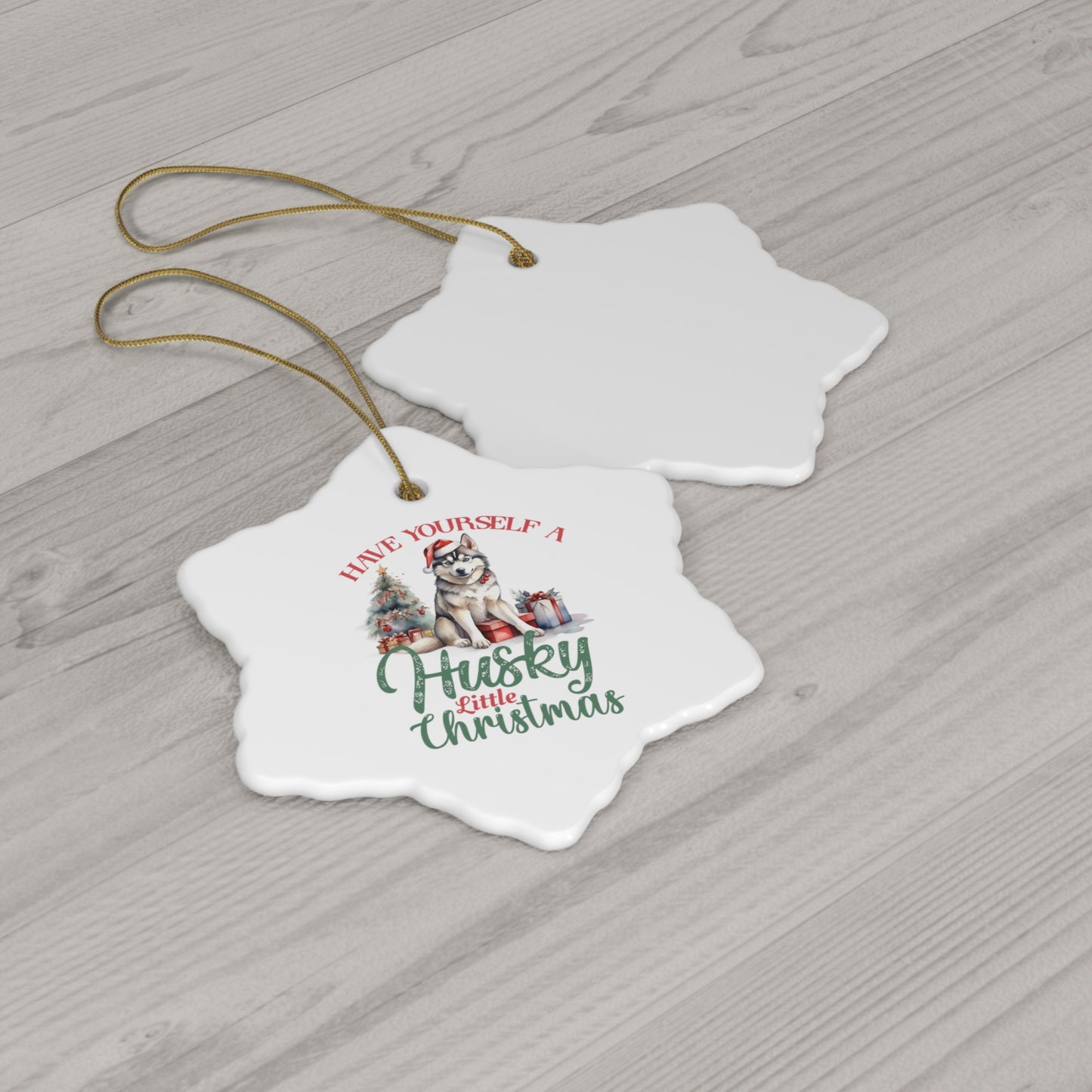 Husky Lover Christmas Ornament