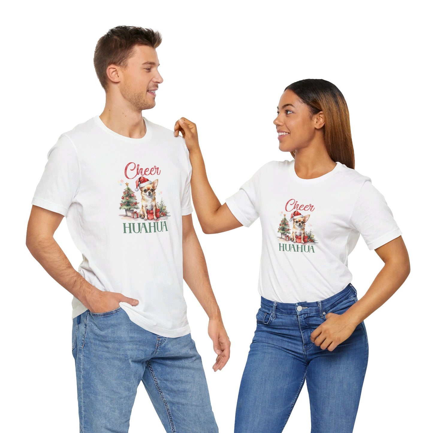 Chihuahua Christmas Tee Chihuahua Lover Chihuahua Mama Cheer Huahua Christmas