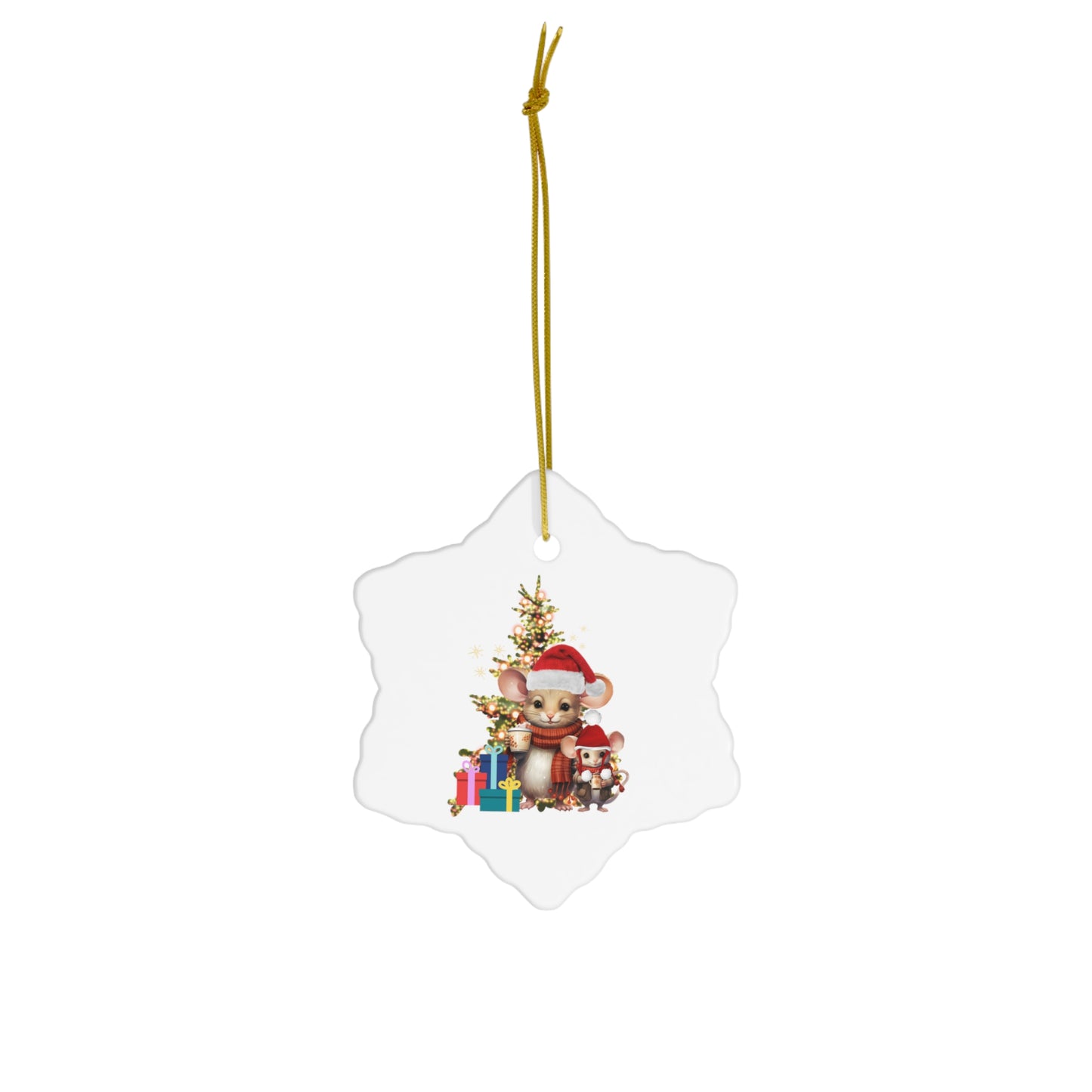 Father and Son Christmas Memory Ornaments