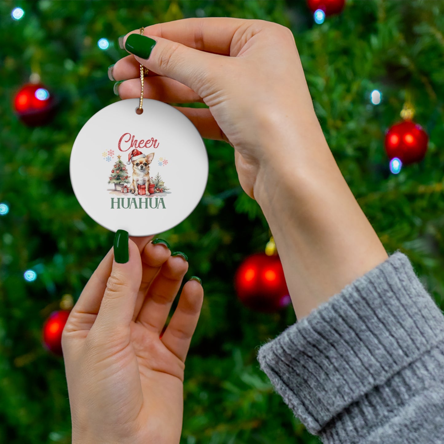 Chihuahua Lover Christmas Ornaments