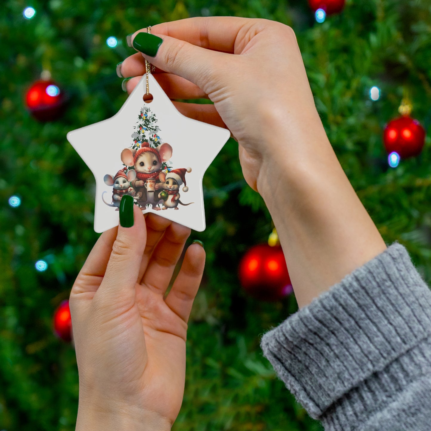 Cozy Family Christmas Ornaments