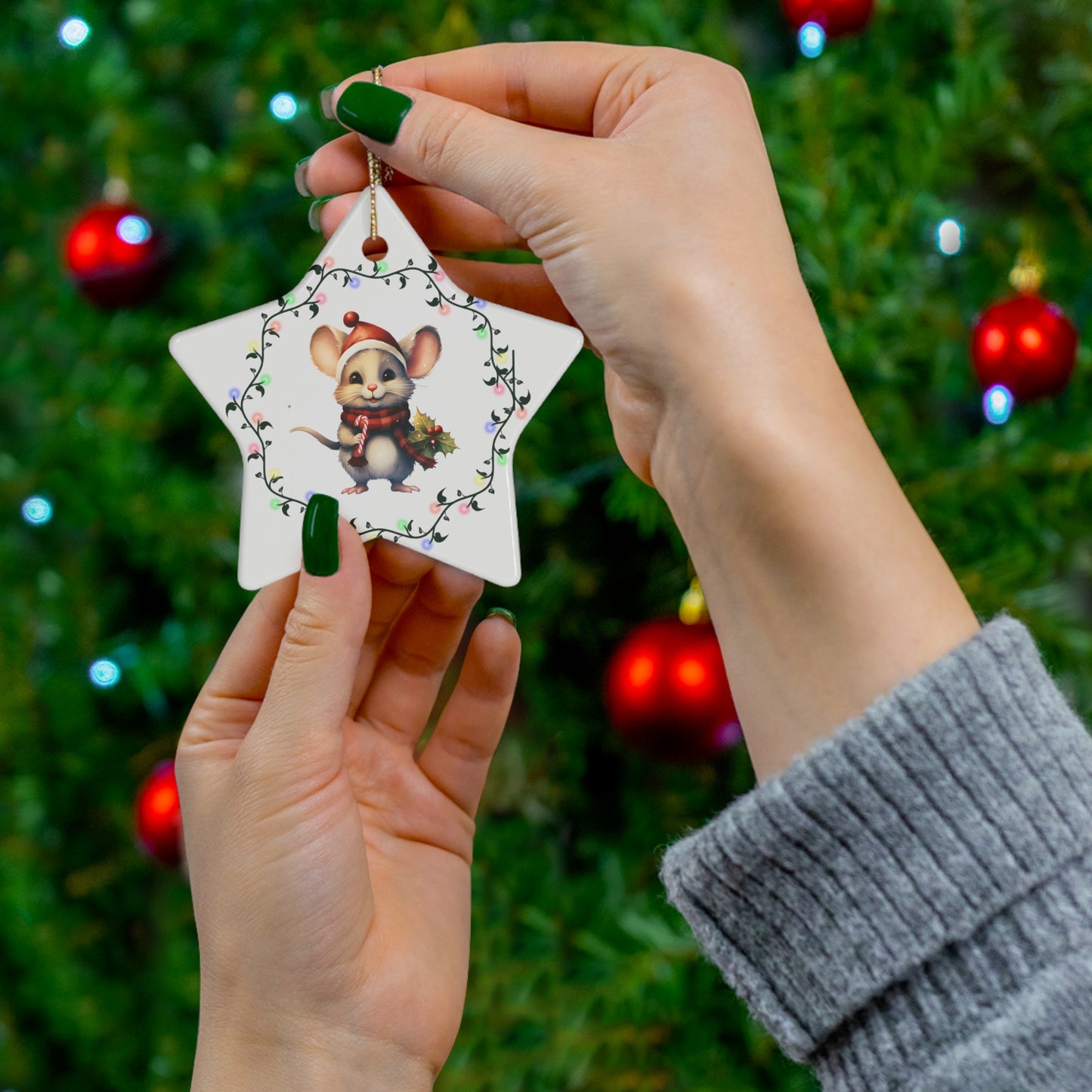 Sweet Treat and Mistletoe Magic Ornament