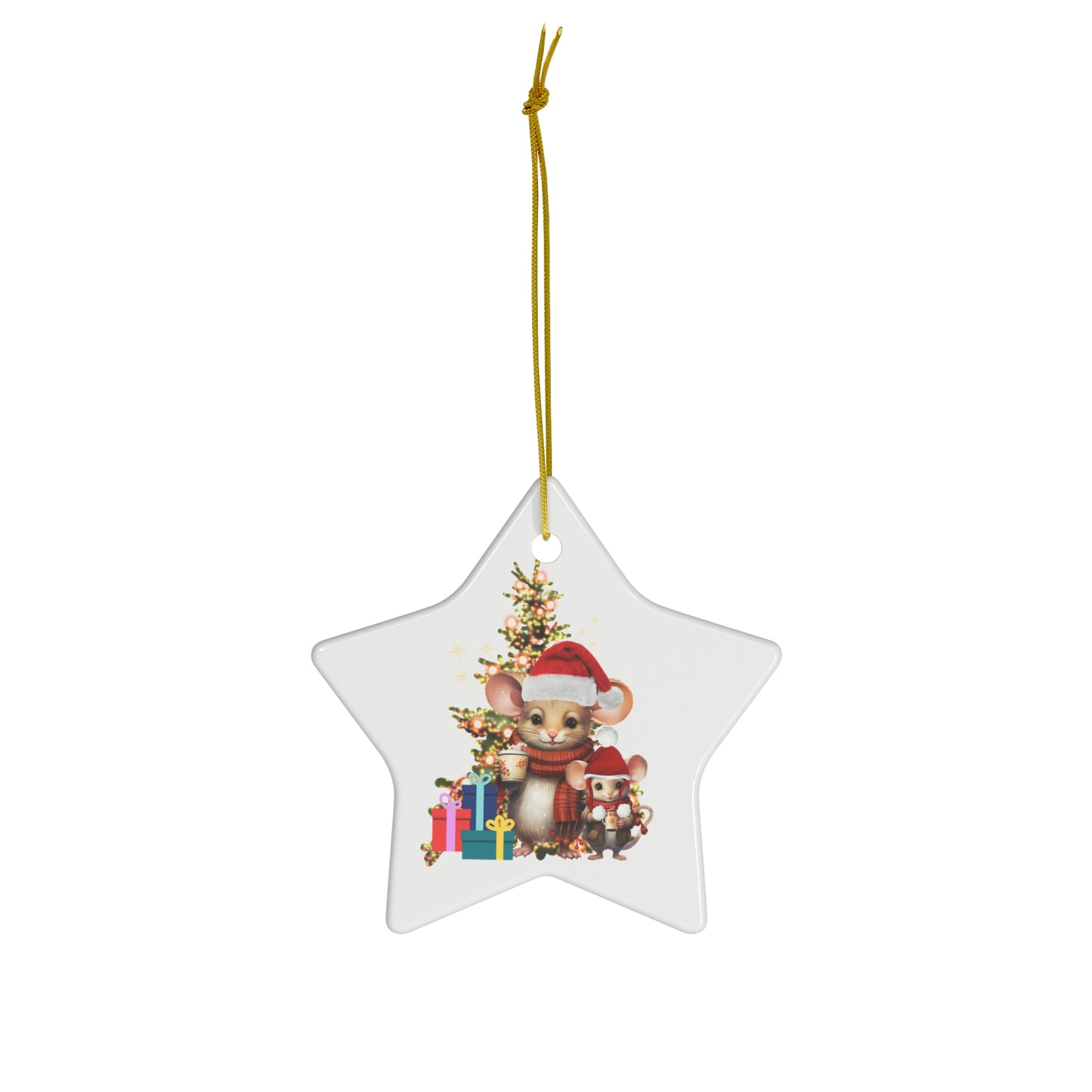 Father and Son Christmas Memory Ornaments