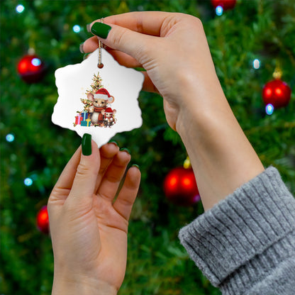 Father and Son Christmas Memory Ornaments