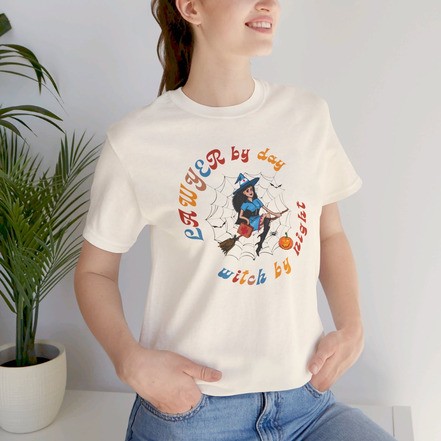 Lawyer by Day Witch by Night Halloween Tee