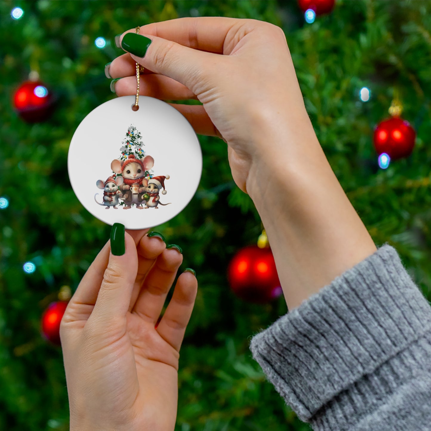 Cozy Family Christmas Ornaments