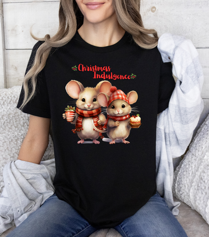 Christmas Indulgence Mice Style Tee