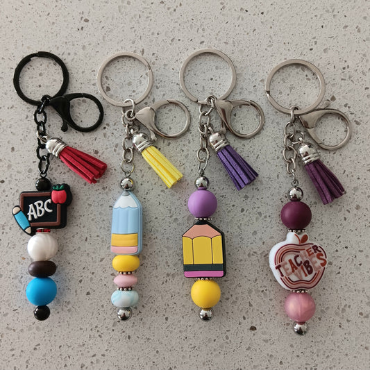 Teacher-Themed Keychain Bar - Teacher Appreciation Gift