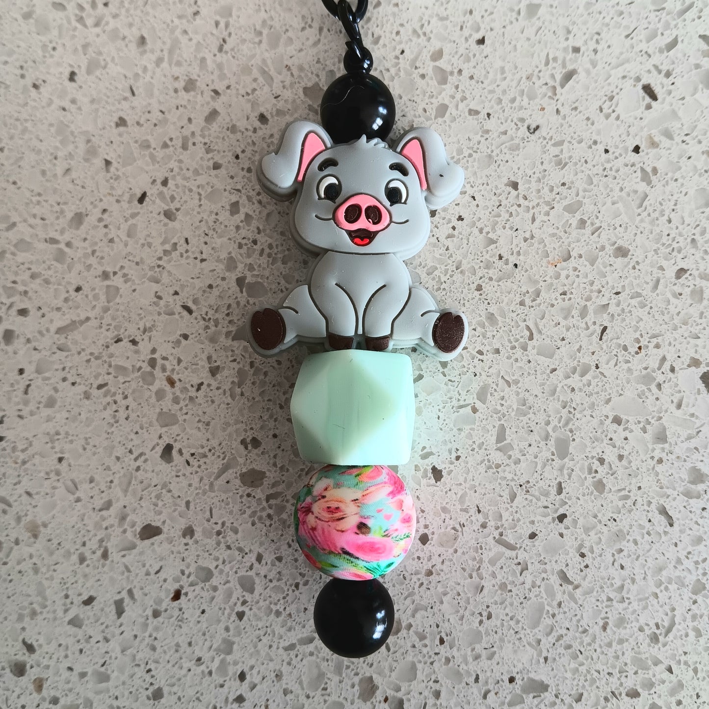 Cute Little Piggy Keychain Bar