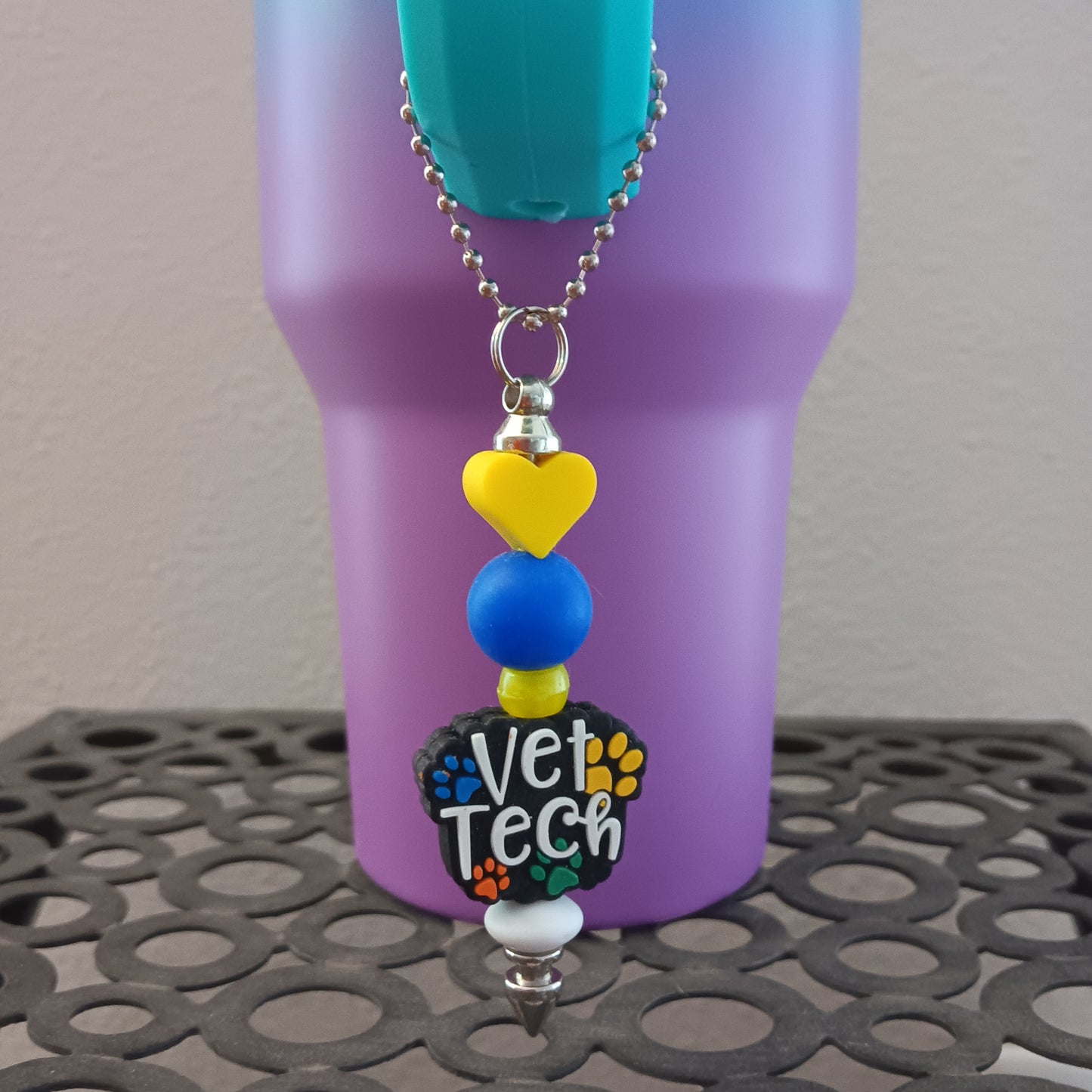 Vet Tech Cup Tumbler Charm