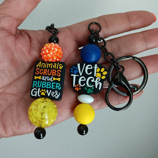 Veterinary Staff Keychain Bars