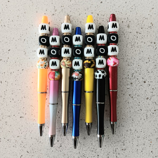 Mom Beaded Pens - Mother's Day Gift Idea