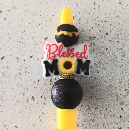 Baseball Soccer Football Basketball Blessed Sunflower Mom Pens