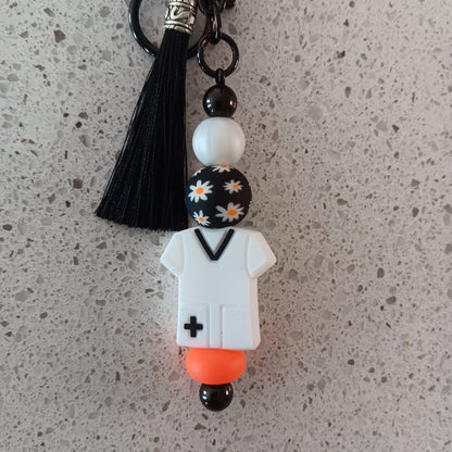 Daisy Nurse Keychain