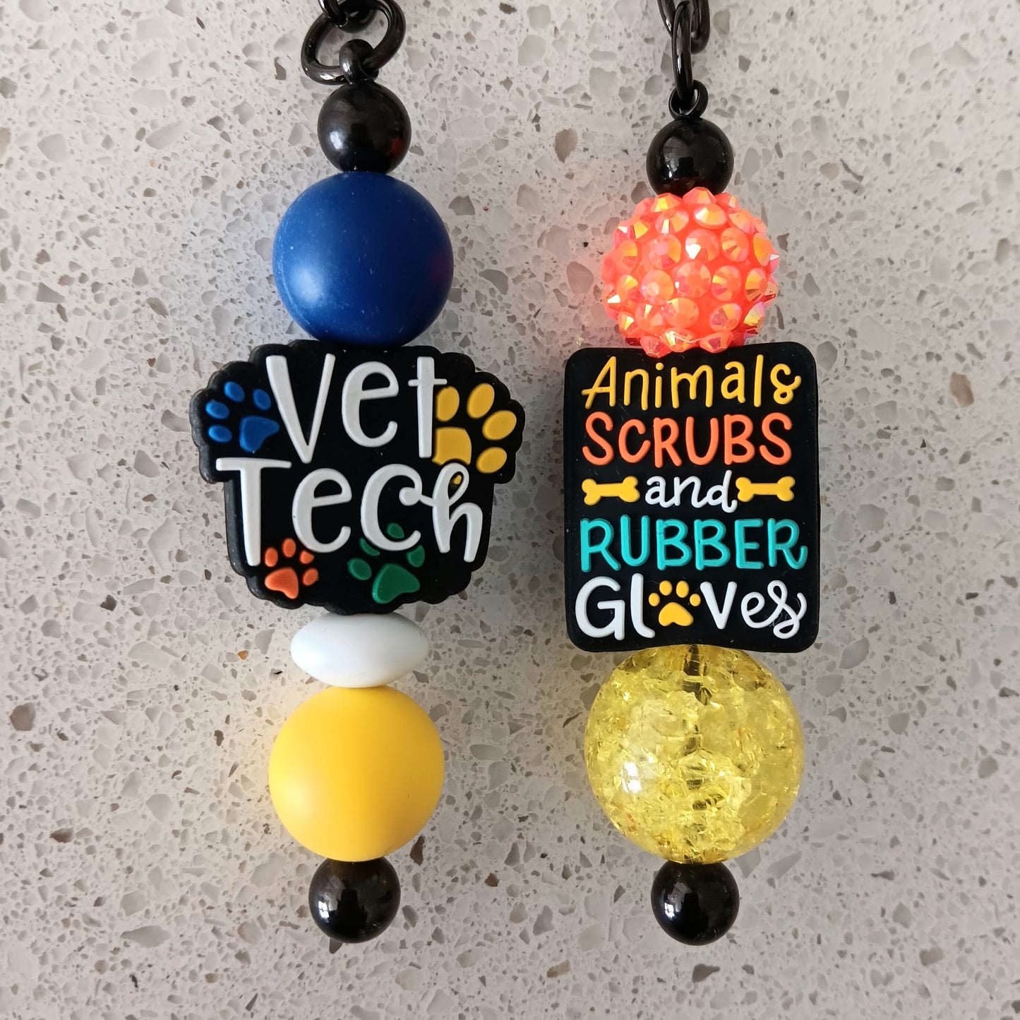 Veterinary Staff Keychain Bars