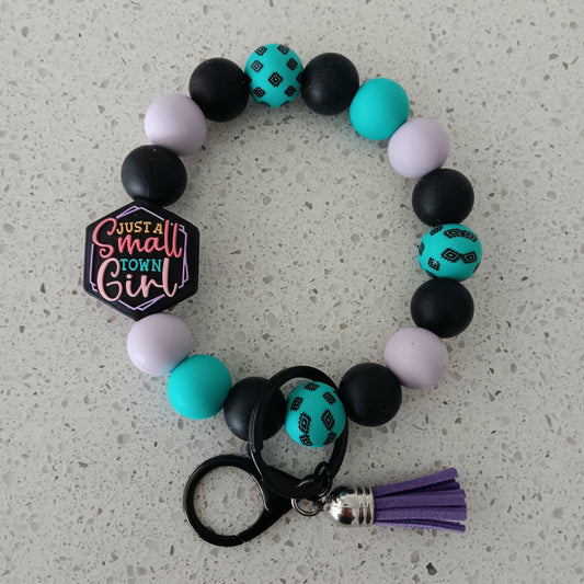 Small Town Girl Bracelet Keychain