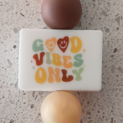 Good Vibes Car Charm