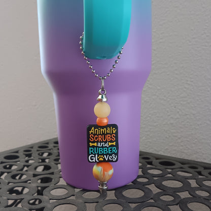 Vet Tech Cup Tumbler Charm