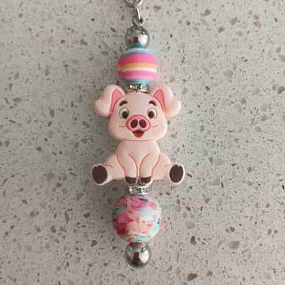 Cute Little Piggy Keychain Bar