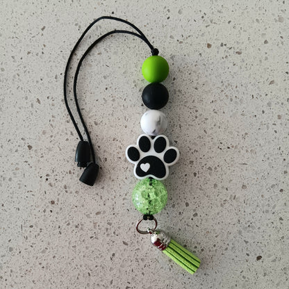 Paw Print Car Charm