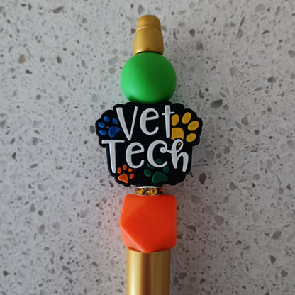 Vet Staff Beaded Pens