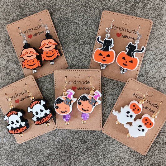 Fun Halloween Earrings in Various Designs