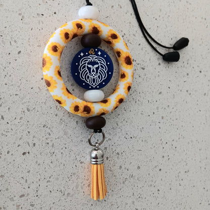 Sunflower Car Charm