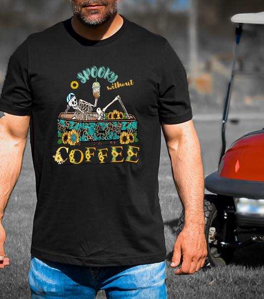 Spooky without Coffee Halloween Shirt